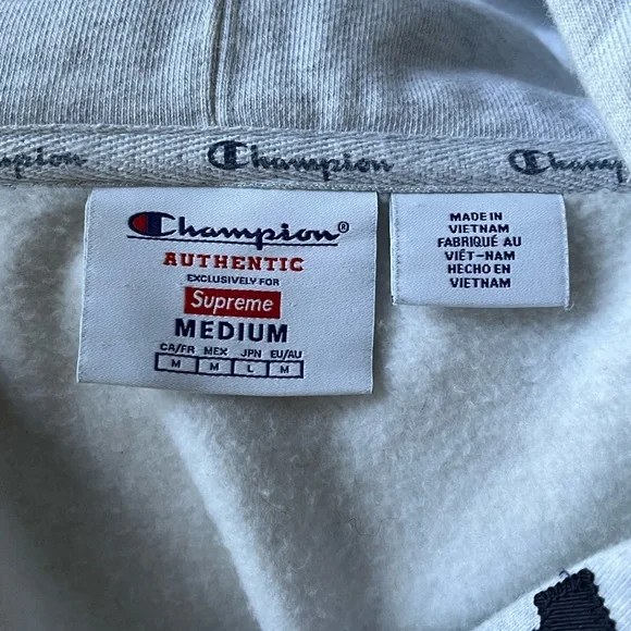 Supreme champion zip up hooded sweatshirt - Picture 4 of 8